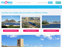 Tablet Screenshot of clubinhodeofertas.com.br